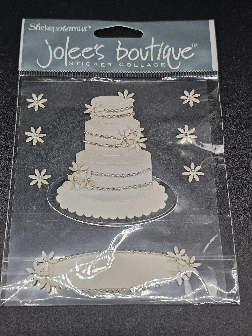 Jolee's Boutique White Wedding and Party Embellishments - Assorted White Accents